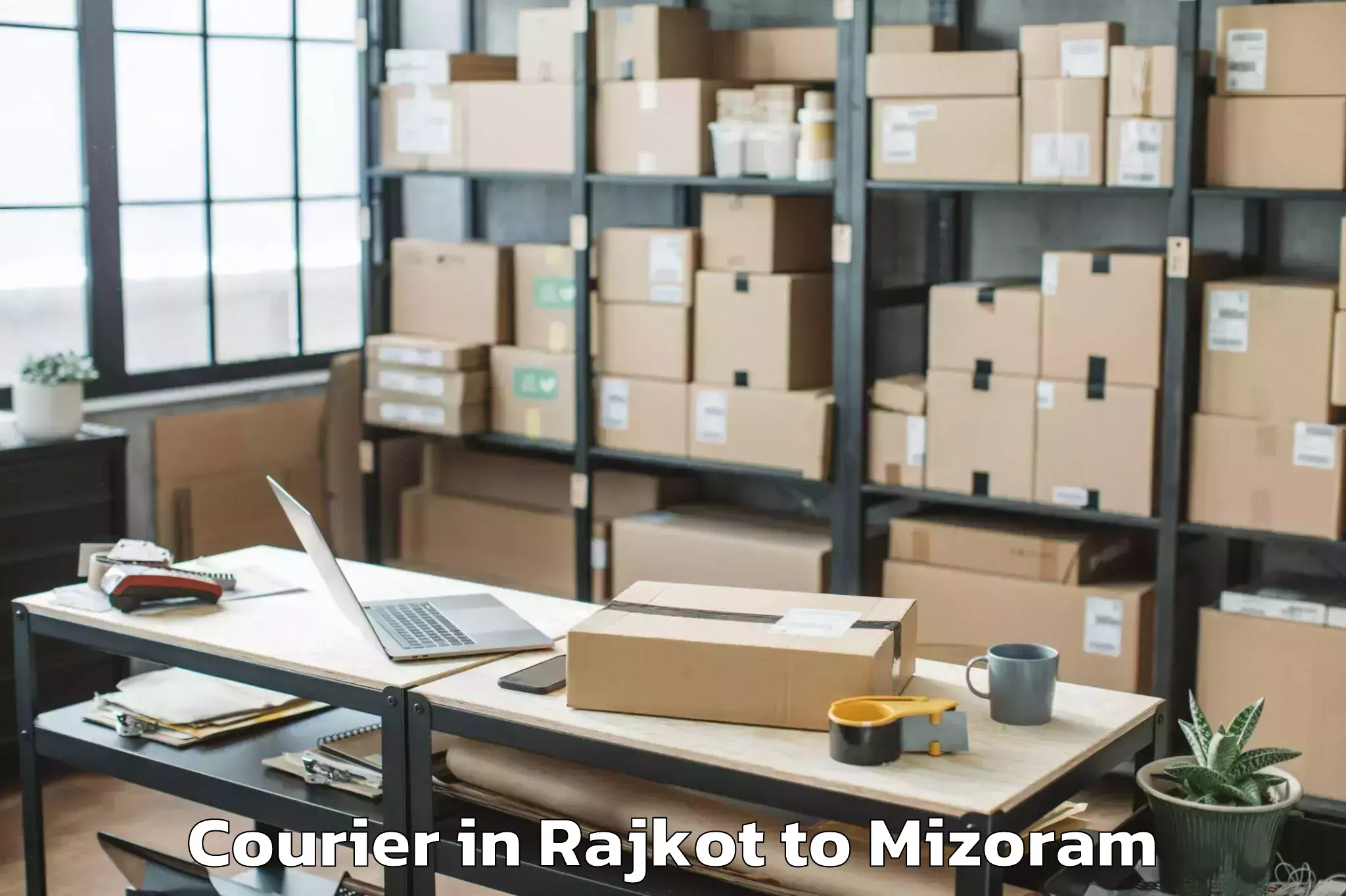 Book Your Rajkot to Serchhip Courier Today